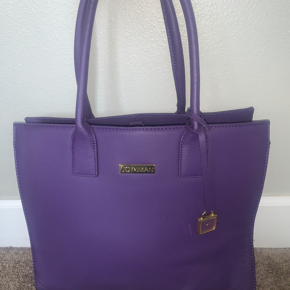 Joy and Iman Purple Tote